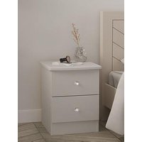 Swift Verve Ready Assembled 2 Drawer Bedside Chest - Fsc&Reg; Certified
