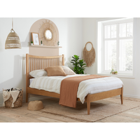 Birlea Berwick Double Oak Wooden Bed