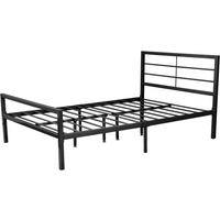 Heartlands Furniture Jennifer Contract Bed Small Double Black Metal Bed