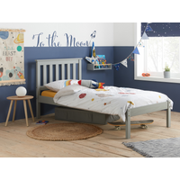 Birlea Denver Low Foot End Grey Single Wooden Bed