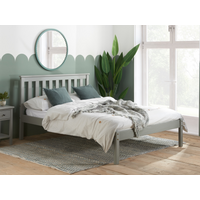 Birlea Denver Low Foot End Grey King Size Wooden Bed