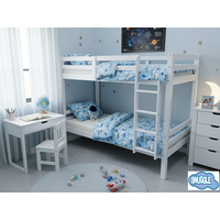 Snuggle Beds Classic Solid Wood  Single Bunk Bed
