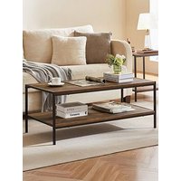 Vida Designs Brooklyn Coffee Table - Dark Oak