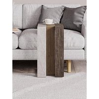Decortie Muju C Side Table - Light Grey/Brown