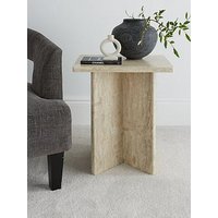 Very Home Bloc Stone Effect Side Table - Fsc&Reg; Certified