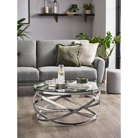 Julian Bowen Vienna Glass Top Coffee Table