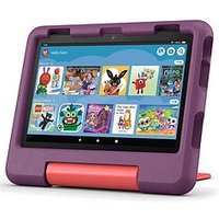Amazon Fire Hd 8 Kids Tablet, Ages 3-7 , 3Gb Memory, 32Gb, Grape, (2024 Release)