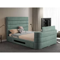Sweet Dreams Georgia Fabric TV Bed Frame - 6ft Super King Size
