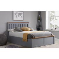 Birlea Phoenix Wooden Ottoman Bed Frame, Small Double, Grey