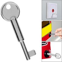 10pcs Emergency Stop Button Key With Simple Reset Function Alloy Reset Key For Push Button Switch Universal Replacement Key For