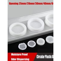 10pcs 3mm-18mm Plastic Round Ventilation Cover Air Vent Louver Mesh Hole For Wardrobe Shoe Cabinet Furniture Accessories
