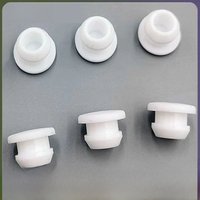 1-10Pcs White Silicone Rubber Caps T Type Plug Cover Conical Snap-on Gasket Blanking End Seal Stopper Tube Inserts Bung