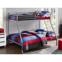 Dorel Single over Double Triple Sleeper Bunk Bed Double Grey Bunk Bed