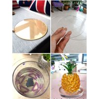 1mm~10mm THICK Transparent acrylic disc organic glass round Sheet PMMA clear DIY material