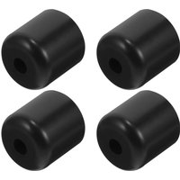 4 Pcs Black Plastic Furniture Legs Screw In Replacement Sofa Legs Couch Feet Heavy Duty Durable Modern Furniture Parts
