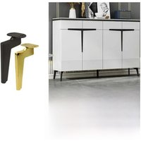 4 PCS 15cm Sofa Accessories Parts Furniture Components Black Golden Furniture Legs Metal Bed Feet table feet furniture legs