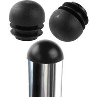 12Pcs Plastic Round pipe plug 16-50mm tube End Caps non slip Chair Leg Foot dust cover Floor Protector pad Furniture Accessories