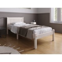 Birlea Rio Whitewash Single Whitewash Wooden Bed