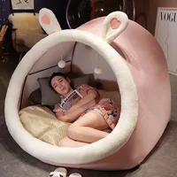 Lazy Person Sofa On The Ground Cat's Nest Christmas Cushions Sitting Cushion Cute Oversized Adult Child Plush Tent Cozy House