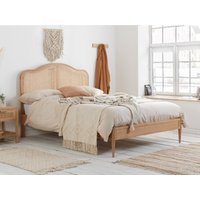 Birlea Leonie Rattan Bed Double Oak Wooden Bed