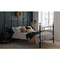 Birlea Bronte Metal Bed Frame, King Size, Black