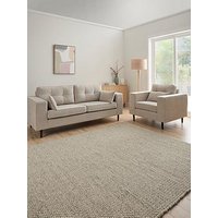 The Very Collection Zena 3 Seater Fabric Sofa + Chair Set