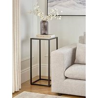 The Very Collection Oran Pedestal Table - White/Black - Fsc&Reg; Certified