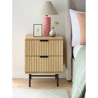 The Very Collection Harlow 2 Drawer Bedside - Fsc&Reg; Certified