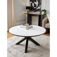 The Very Collection Arabella Ceramic Coffee Table - White/Black - Fsc&Reg; Certified